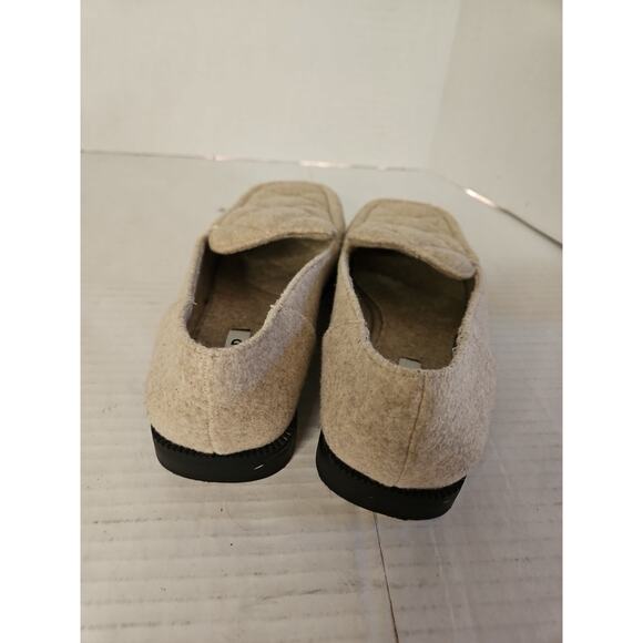 Na-kd Taupe Color Womens Loafers Quilted Upper Square Toe Size 39 (8.5) - Picture 7 of 16